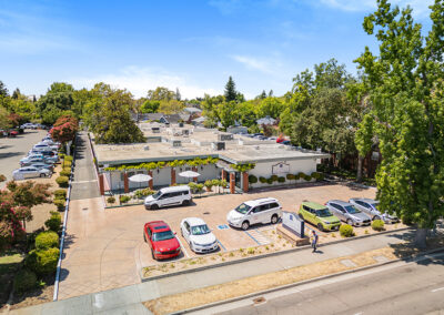 An arial view of University Post Acute