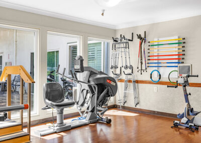 The rehab gym at University Post Acute